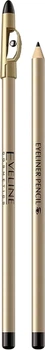 Карандаш для глаз Eveline Eyeliner Pencil с точилкой Черныйс 1.2 г (5901964015145)