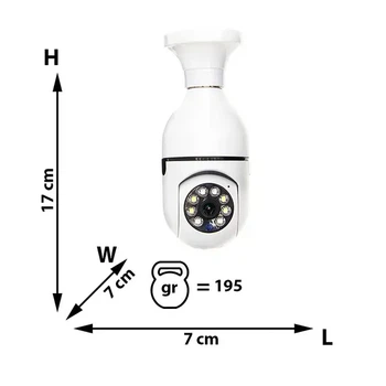 Наружная Wi-Fi камера ICSEE-E280-1080P 1080p WiFi 2mp для видеонаблюдения