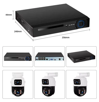 Комплект видеонаблюдения проводной DVR KIT 4ch 1080P ИК-подсветка 20м