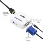Перехідник VGA на HDMI конвертер з аудіо та зовнішнім живленням VGA2HDMI