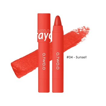 Помада-карандаш O.TWO.O Crayon Matte Velvet Lipstick Pen (04)