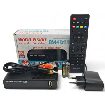 Ефірний приймач T2 World Vision T644D3 FM