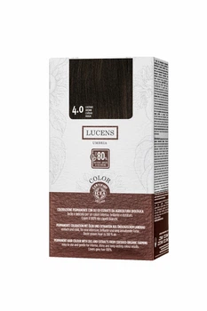 Органічний фарбник для волосся Lucens Umbria Color Kit 4.0 Castano Каштановий 145 мл (08 202 04)