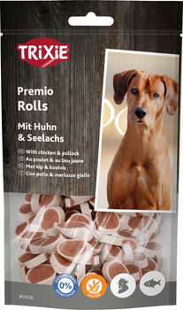 Лакомство для собак Trixie 31535 Premio Chicken and Pollock Rolls роллы курица/лосось 75 г (4011905315355)