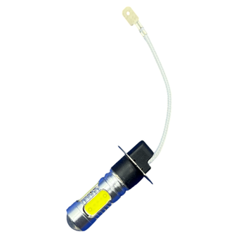 Автомобильные светодиодные LED/ЛЕД лампы в фару H3 12V COB ЛИНЗА
