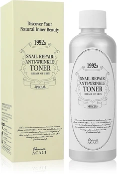 Тонер для лица антивозрастной с экстрактом муцина улитки - Chamos Acaci Snail Repair Anti-Wrinkle Toner 200ml (200ml) (1262323-2129738237-2)
