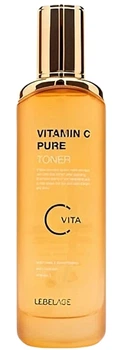 Тонер для сияния кожи лица с витаминами - Lebelage Vitamin C Pure Toner 120ml (1263253-657408895-2)