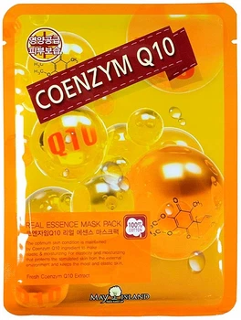 Тканевая маска с коэнзимом May Island Real Essence Coenzyme Q10 Mask Pack 25ml (25ml) (904950-856707-2)