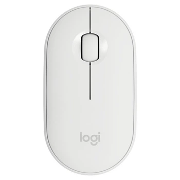 Бездротова миша Logitech Pebble Bluetooth 2.4GHz Mute Dual Modes Portable For PC Laptop - White