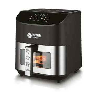 Аерогриль BITEK BT-9501 Аерофритюрниця 4200 Вт, мультипіч 8 л Чорний