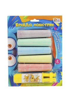 Мел Монстрики цвет разноцветный 4FUN Game Club ЦБ-00250459