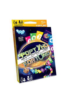 Розвиваюча настільна гра "ФортУно" середня колір різнокольоровий Danko Toys ЦБ-00124812
