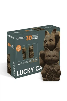 Картонный конструктор "Cartonic 3D Puzzle Lucky cat" цвет коричневый Cartonic ЦБ-00261035