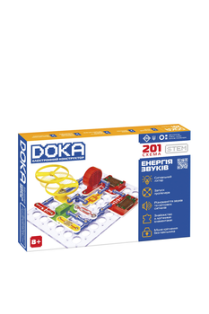 Конструктор электронный DOKA «201 СХЕМА» цвет разноцветный DOKA ЦБ-00265649
