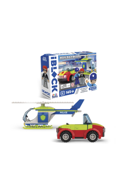 Конструктор Kids hits IBLOCK JUNIOR Helicopter Pursuit Operation цвет разноцветный IBLOCK ЦБ-00265700