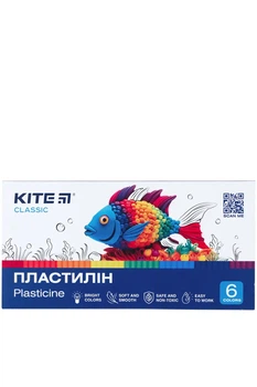 Пластилин Kite Classic 6 цветов цвет разноцветный KITE ЦБ-00255206