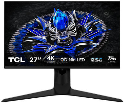 Монітор 27" TCL Gaming 27R83U 4K QLED 160 Гц Б/В