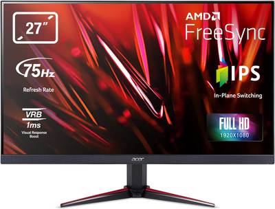 Монитор 27" Acer Nitro VG270 Full HD IPS 75 Гц (UM.HV0EE.001) Б/В