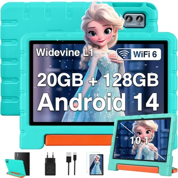 Планшет 10.1" ZIOVO Z138 6+14/128Gb 8 ядер Android 14 6000 mAh Черный Б/В