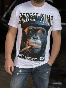 Футболка мужская Daniel Jones Street King , XXL,Белый