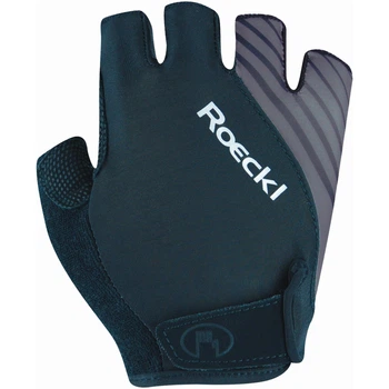 Велоперчатки мужские летние без пальцев Roeckl Sports Naturns черно-серые S (7.0)