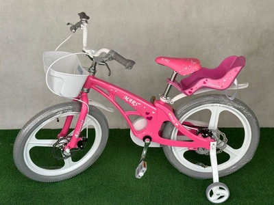 Велосипед Mars Princess 20” магниевая рама, кукловоз, корзинка