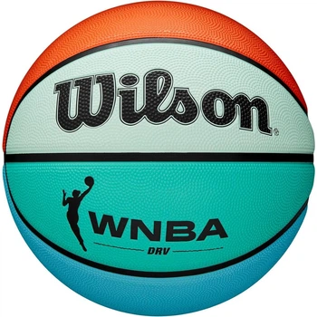 Баскетбольний м'яч Wilson WNBA DRV Bright, розмір 6, для вулиці та залу, гумовий, покращене зчеплення, м'яка поверхня(OB_2CCB06F4F108)