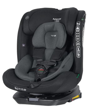 Автокрісло CARRELLO Asteroid i-Size CRL-17001 Magnet Gray 40-150см ISOFIX, поворот