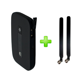Карманный 4G Wi-Fi роутер Huawei E5373 с аккумулятором + 2 антенны по 6dbi 4G в подарок