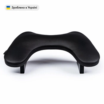 Манікюрна підставка для рук ортопедична (Підлокітник) ECO STAND BUTTERFLY на ніжках, чорний