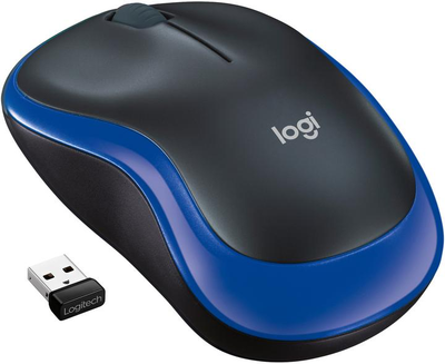 Мышь Logitech M185 Wireless Blue