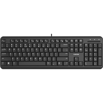 Клавіатура Canyon CNS-HKB02-RU Black USB Чорний