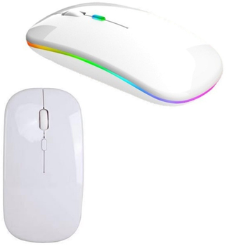 Мышь LEAN Toys Universal Silent Range Wireless White (5905991035442)