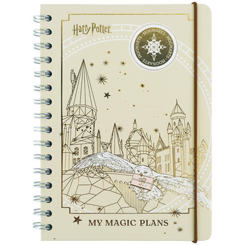 Щоденник-планер на спіралі тверда обкладинка Kite Harry Potter HP25-438, 71179