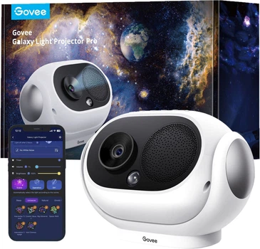 Projektor gwiazd Govee H6092 Galaxy Star Projector, RGB, WI-FI/Bluetooth Biały (6974316997702)
