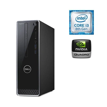 Комп'ютер Dell Inspiron 3470 SFF / Intel Core i3-8100 (4 ядра по 3.6 GHz) / 16 GB DDR4 / 256 GB SSD M.2 / nVidia Quadro P400, 2 GB GDDR5, 64-bit / Win 10 Home б/в