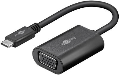Адаптер Goobay USB Type-C - VGA Black (4040849385315)