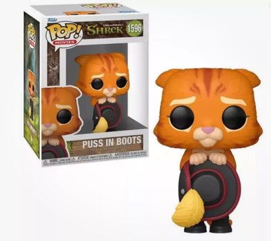 Фигурка Funko Pop Шрек Кот в сапогах Shrek Puss in Boots 10 см FP S PB 1596