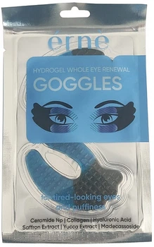Восстанавливающие гидрогелевые патчи против отеков век - Erne Hydrogel Whole Eye Renewal Goggles 2шт (1432238-31735510)