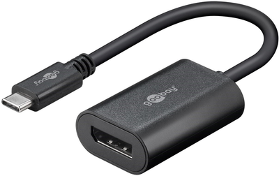 Adapter Goobay USB Type-C - DisplayPort Black (4040849385308)