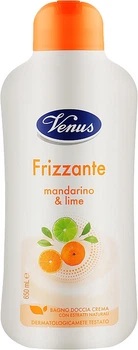 Крем-гель для душа и ванны Venus Frizzante Mandarino & Lime Мандарин та лайм 650 мл