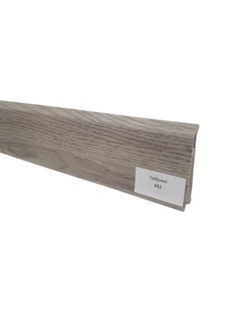 Плинтус ПВХ 70мм Grun Holz 2500*70*20мм Дуб Себринг 482