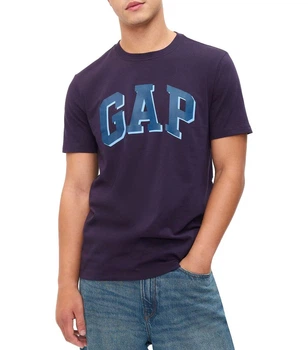 Мужская футболка GAP (4826241296606) Everyday Soft Logo L фиолетовая