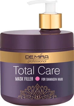 Профессиональная маска-филер DeMira Professional Total Care для интенсивного восстановления поврежденных волос 500 мл (4820197009381)