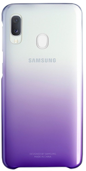 Etui plecki Samsung Gradation Cover do Galaxy A20e Purple (EF-AA202CVEGWW)