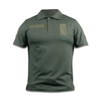 Статутна футболка(поло) з технологією Quick Dry олива Military — 50р
