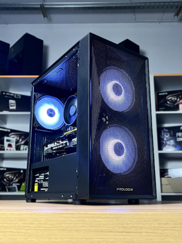 Ігровий Комп'ютер ПК GeForce Ryzen 5-1600 (Socket AM4, 12T, 3.6 ГГц) / GeForce GTX 1660 Super - Ti 6GB GDDR6 / RAM 16GB DDR4 3200MHz / B450 / 128GB ssd / 500 GB hdd/ PSU 600+W / Prologix e102
