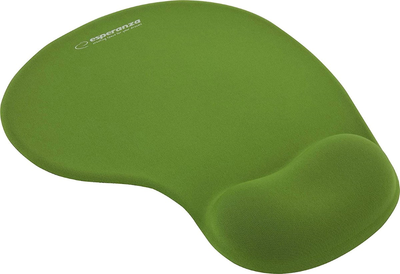 Игровая поверхность Esperanza Gel Mouse Pad Green (EA137G)