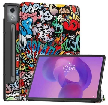 Чехол Smart Case на Lenovo Idea Tab Pro (12.7") / чехол для планшета с функцией подставки / graffiti