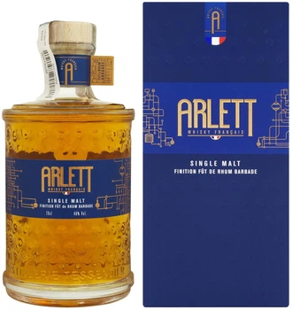 Віскі Arlett Single Malt FFD Rhum Barbade 0.7 л 48% у подарунковій упаковці (3760045045509)